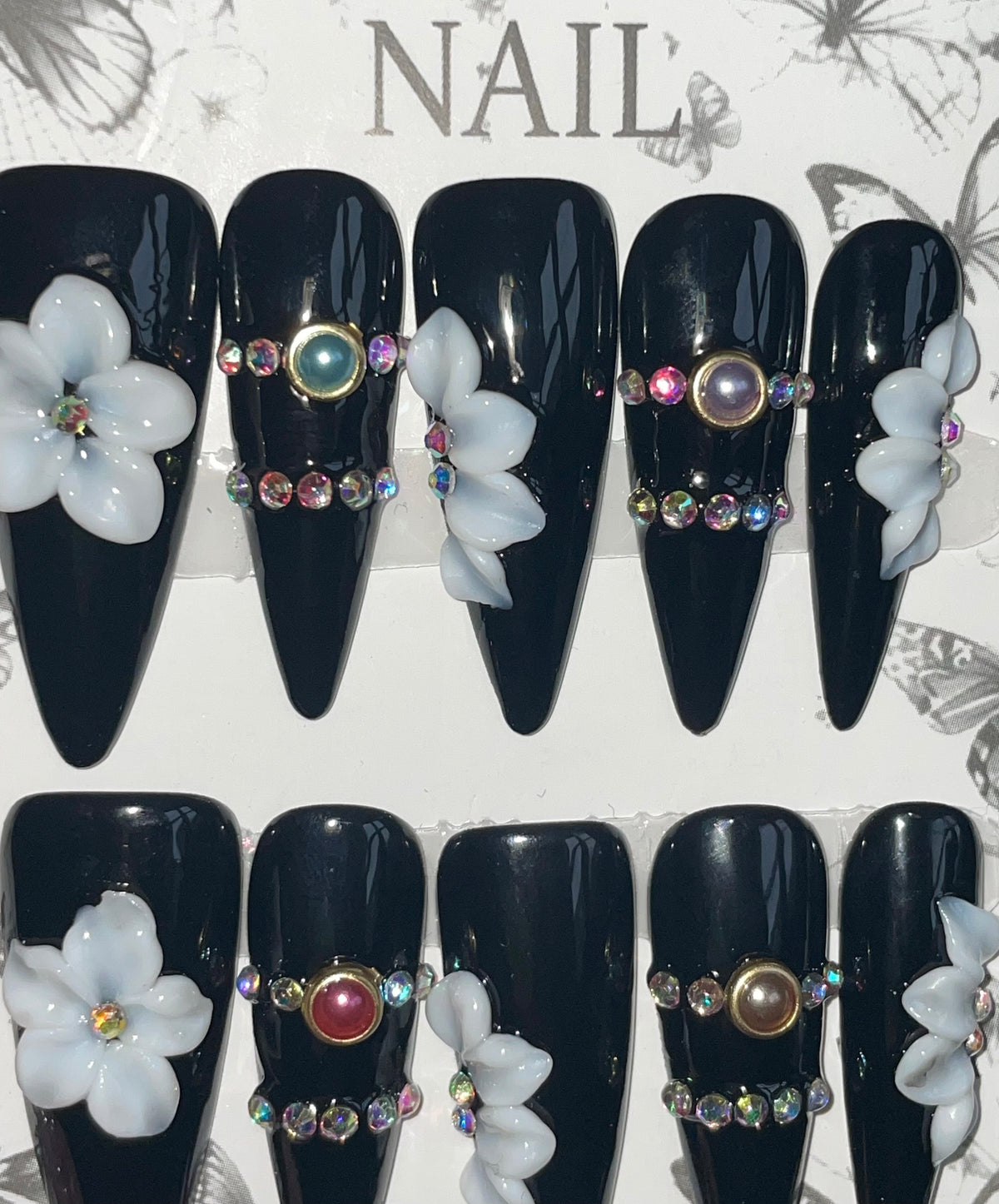 Black flower