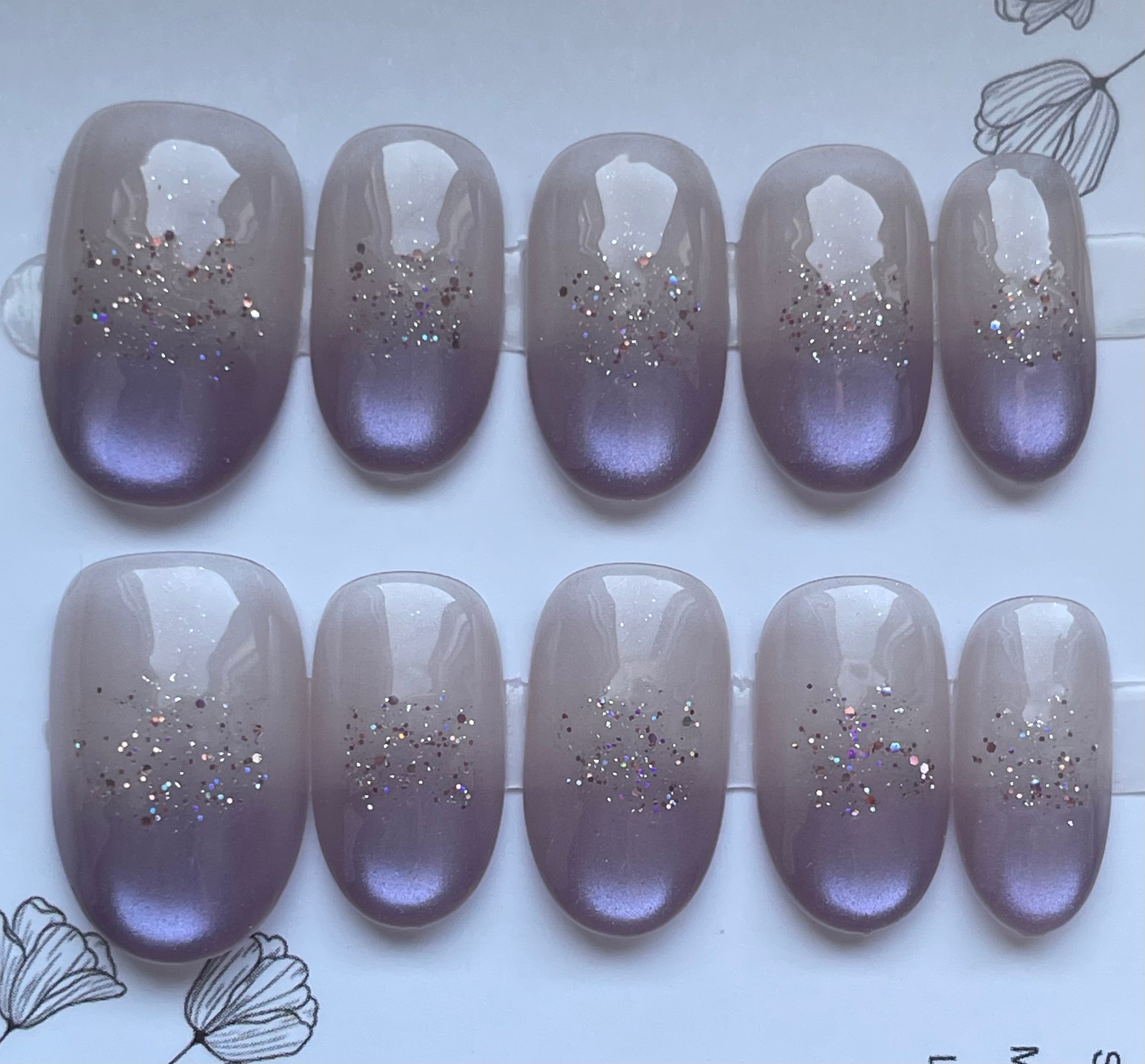 Purple cateye tip