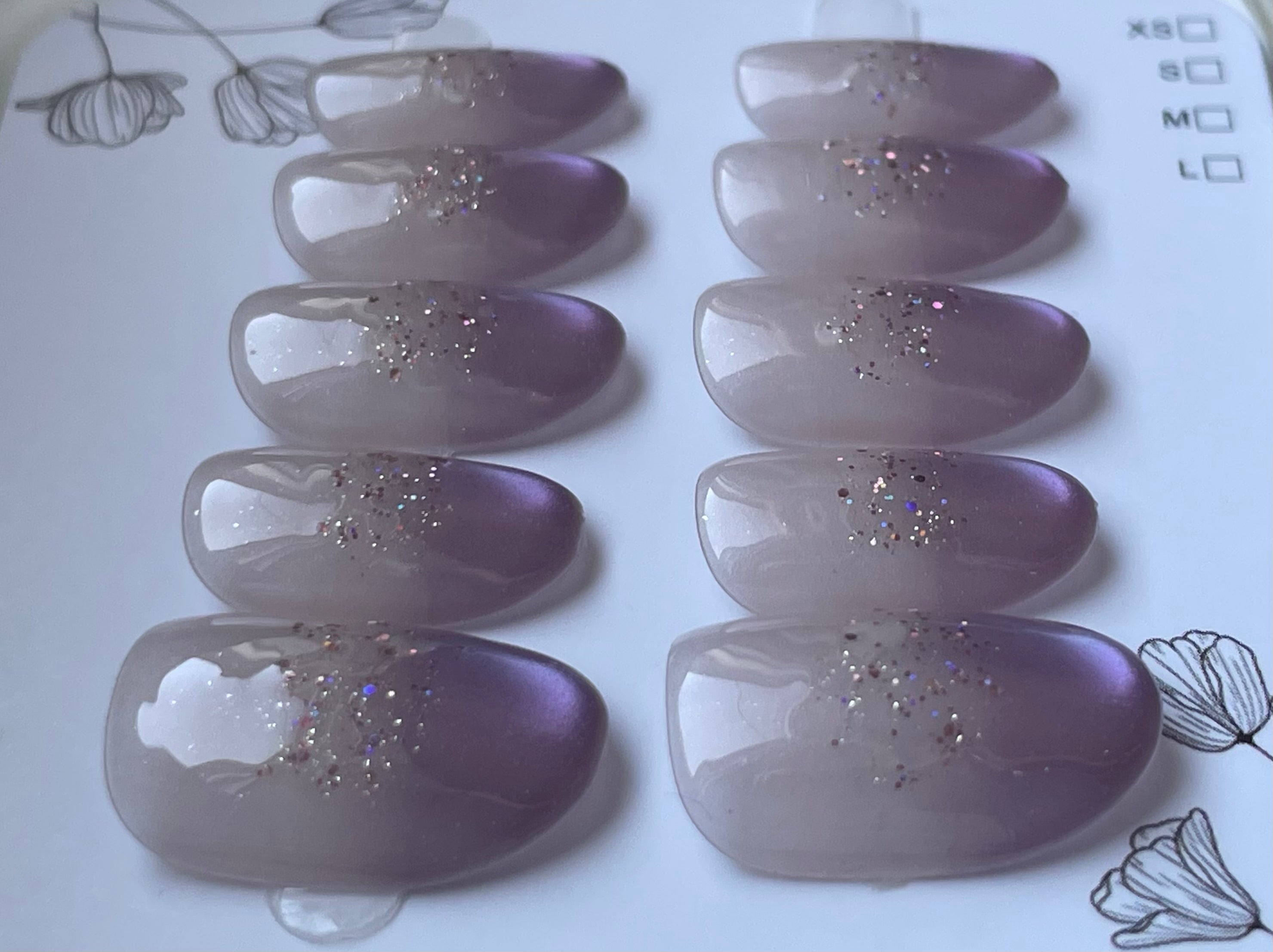 Purple cateye tip