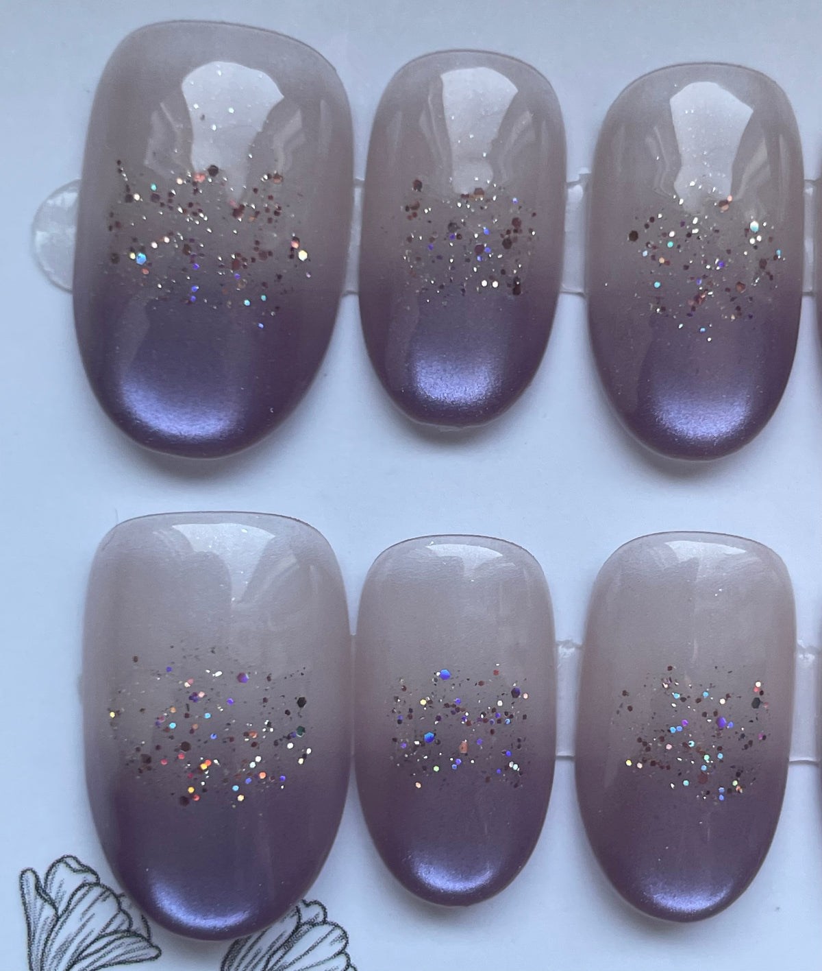Purple cateye tip