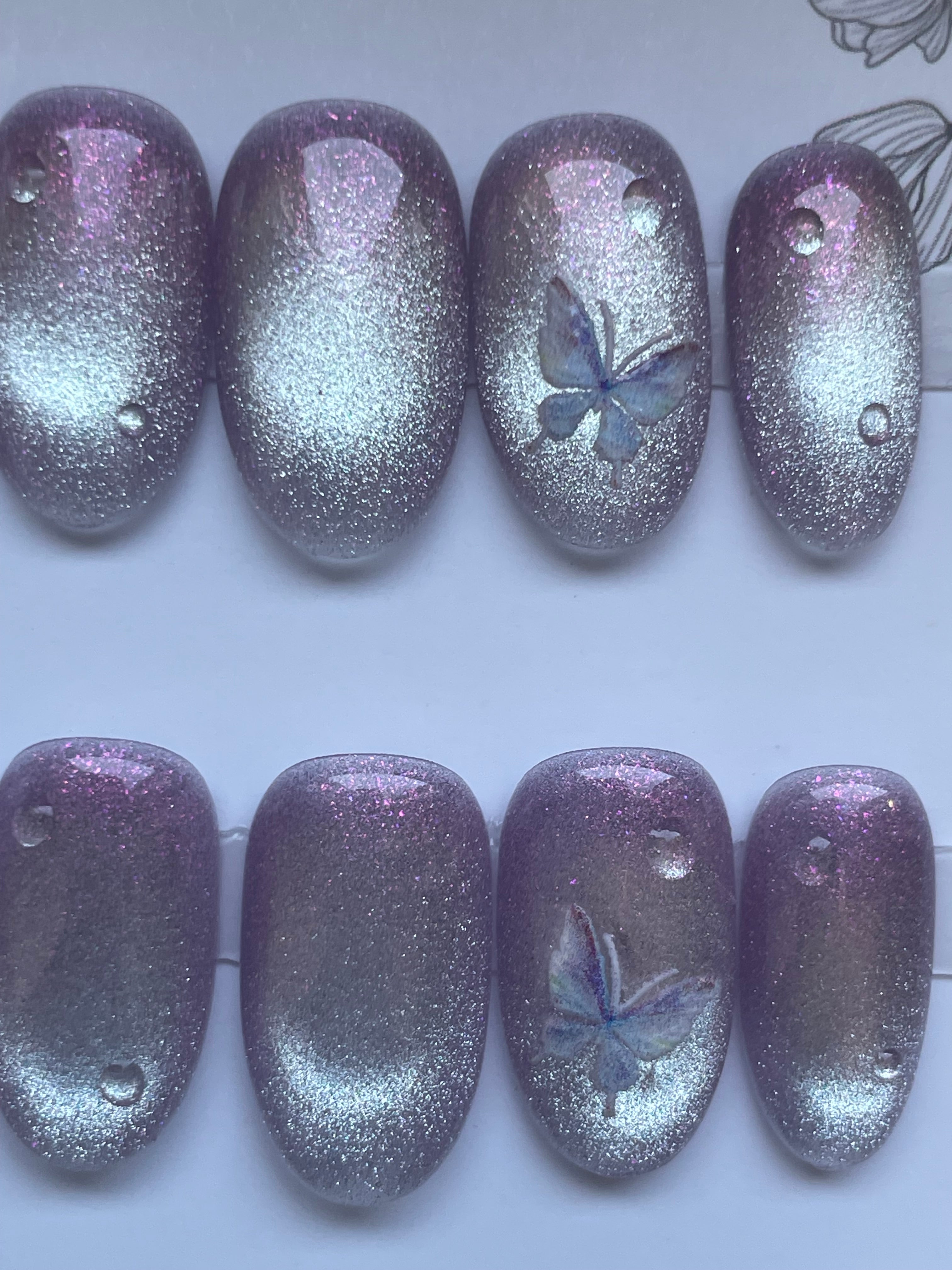 purple cat eye butterfly