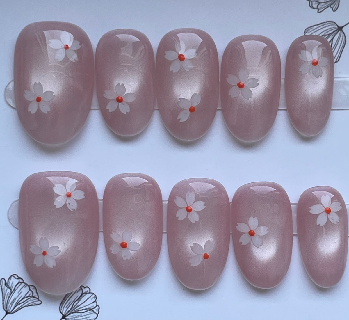 Blush cat eye daisy