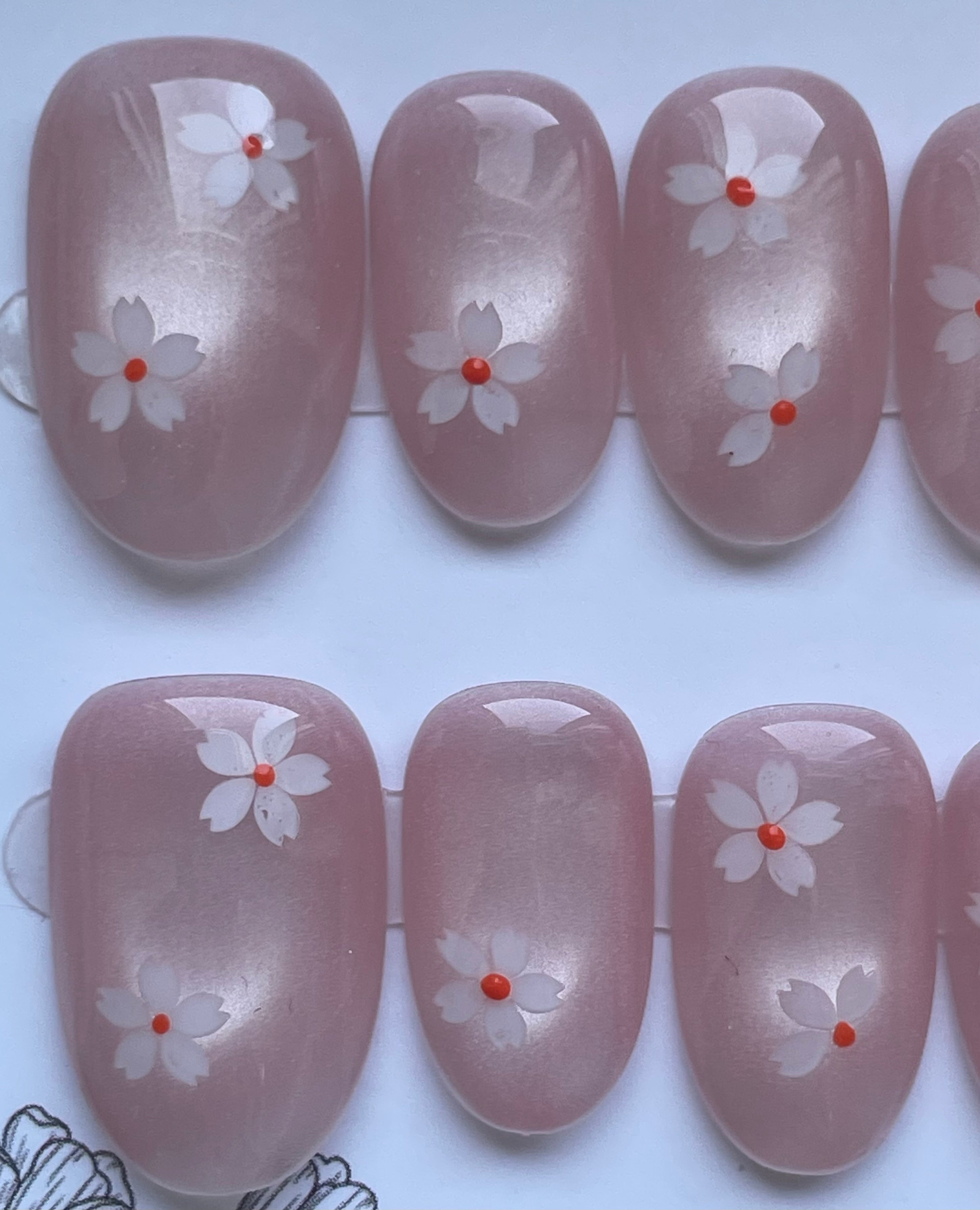 Blush cat eye daisy