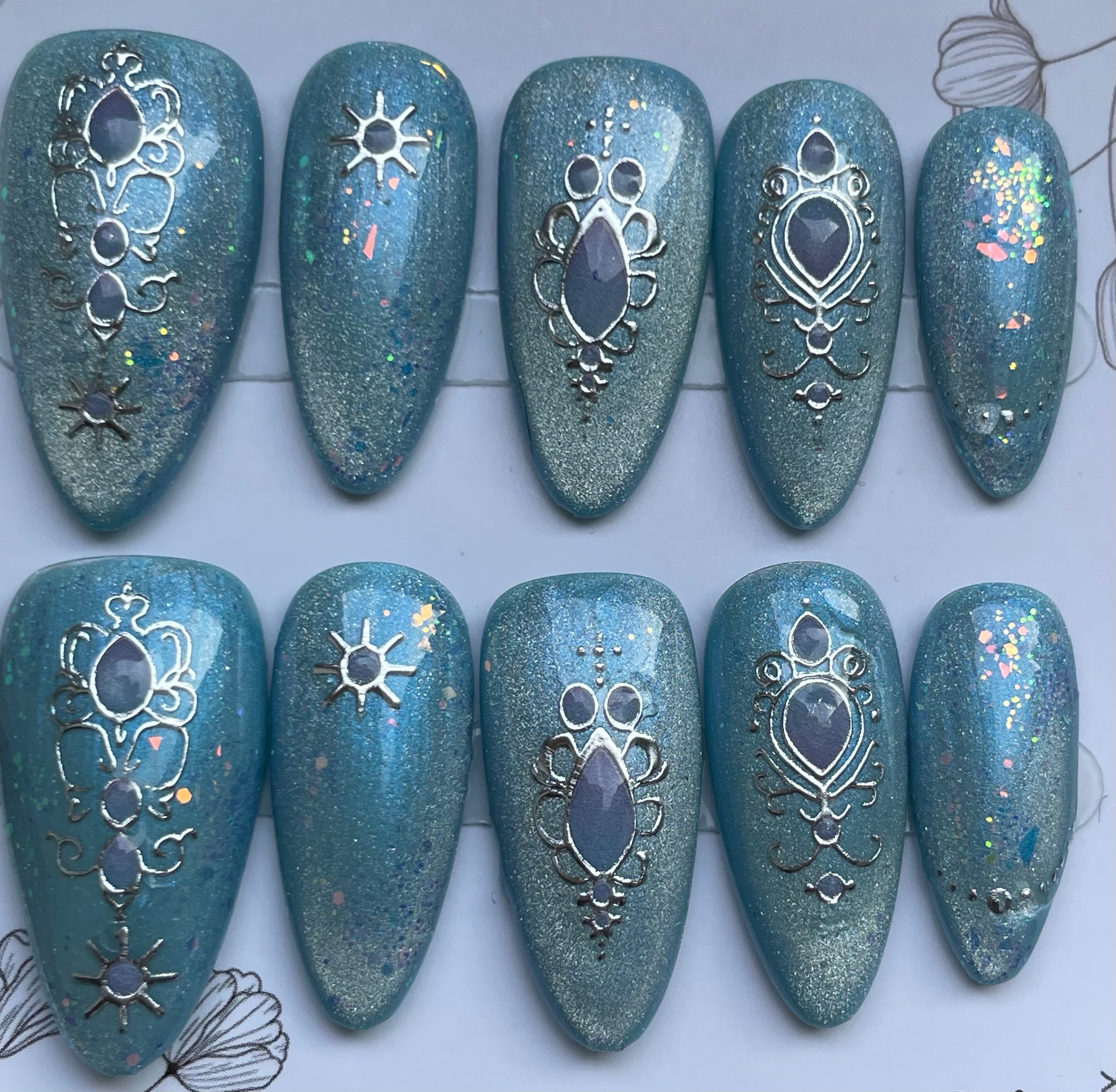 Bohemian blue