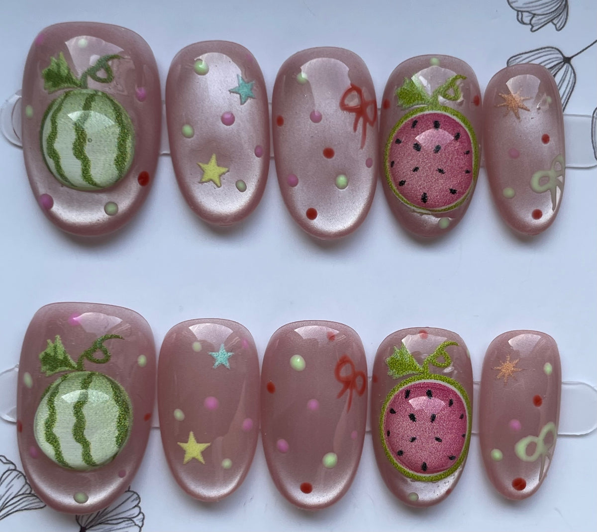 3D fun fruit pink