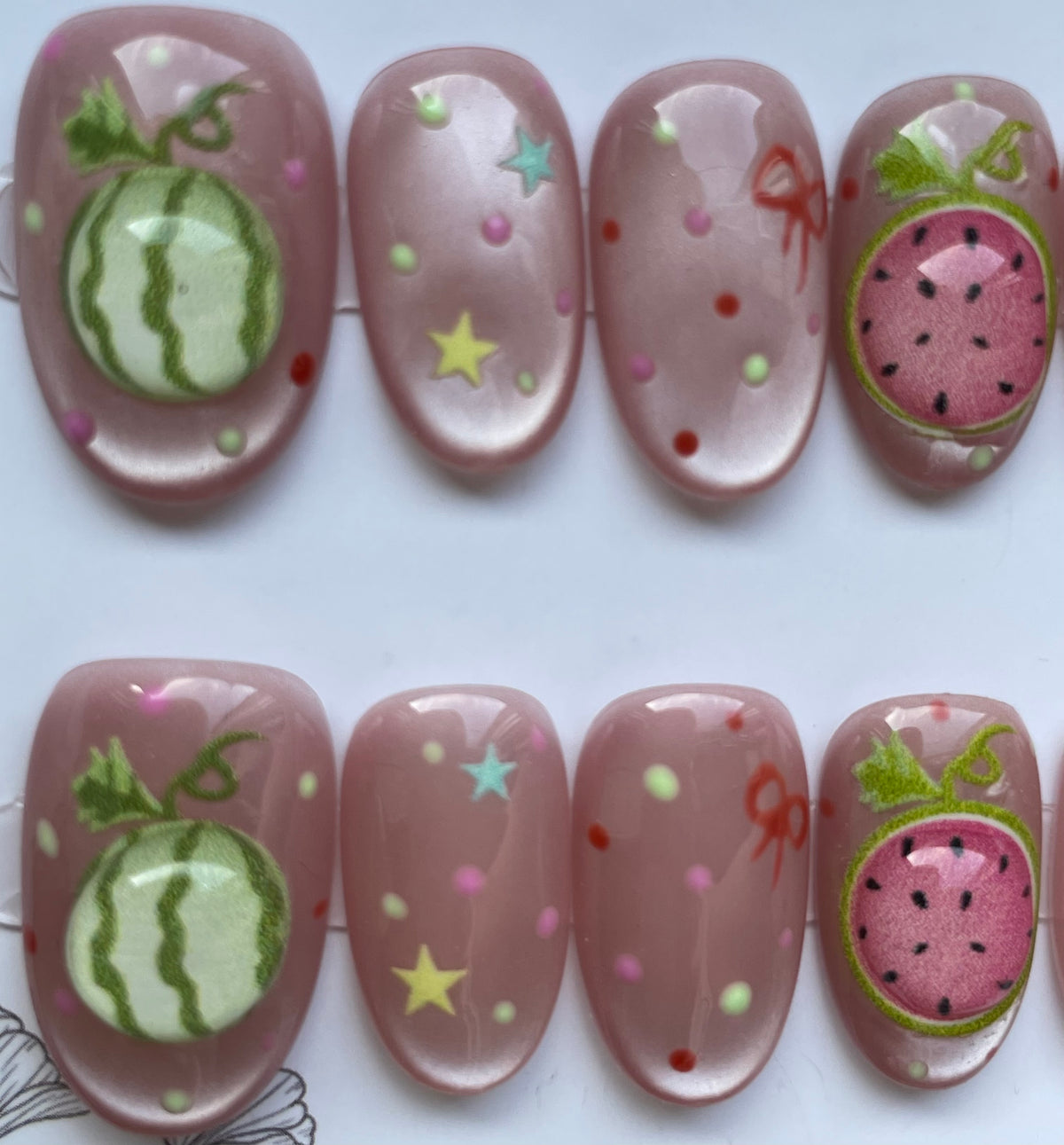 3D fun fruit pink