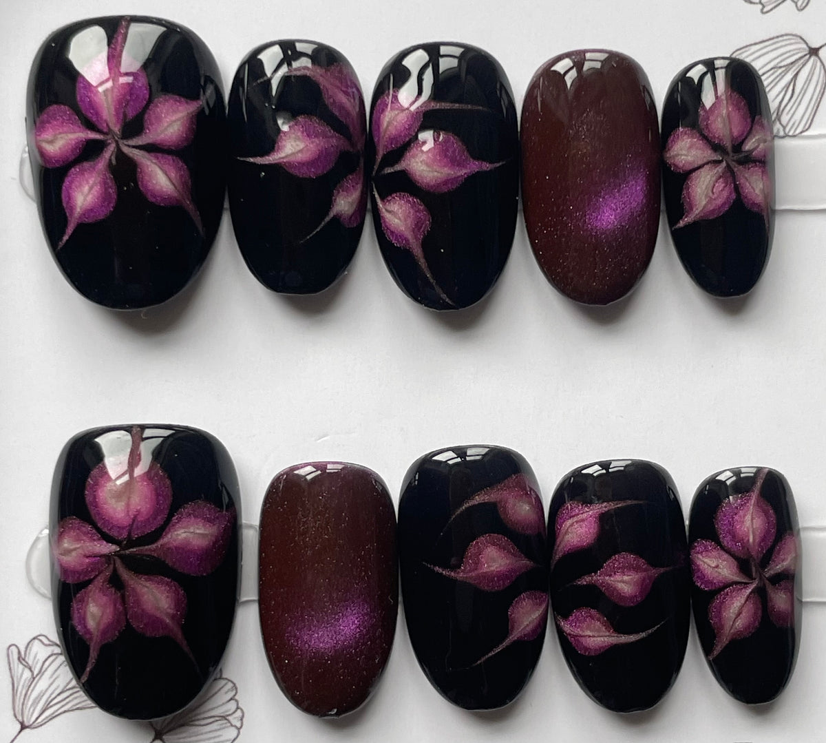 Deep purple flower