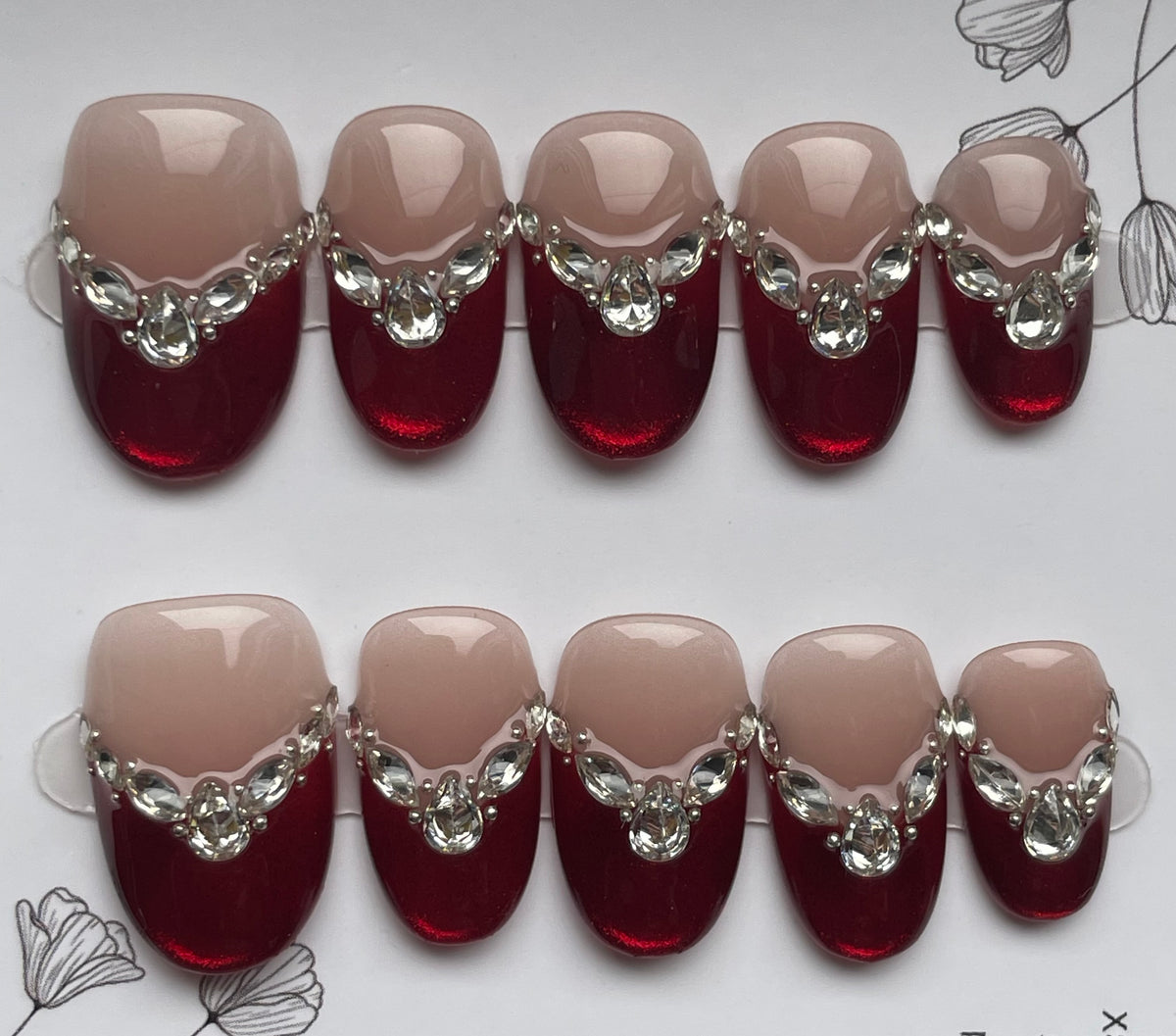 Luxury crystal red