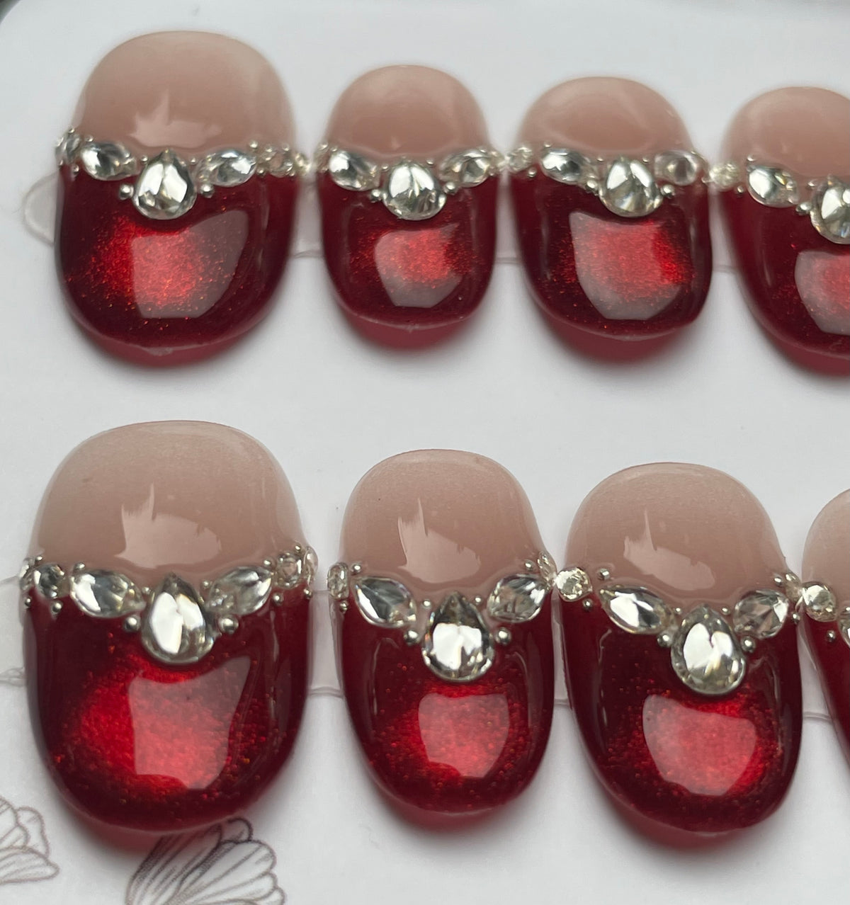 Luxury crystal red