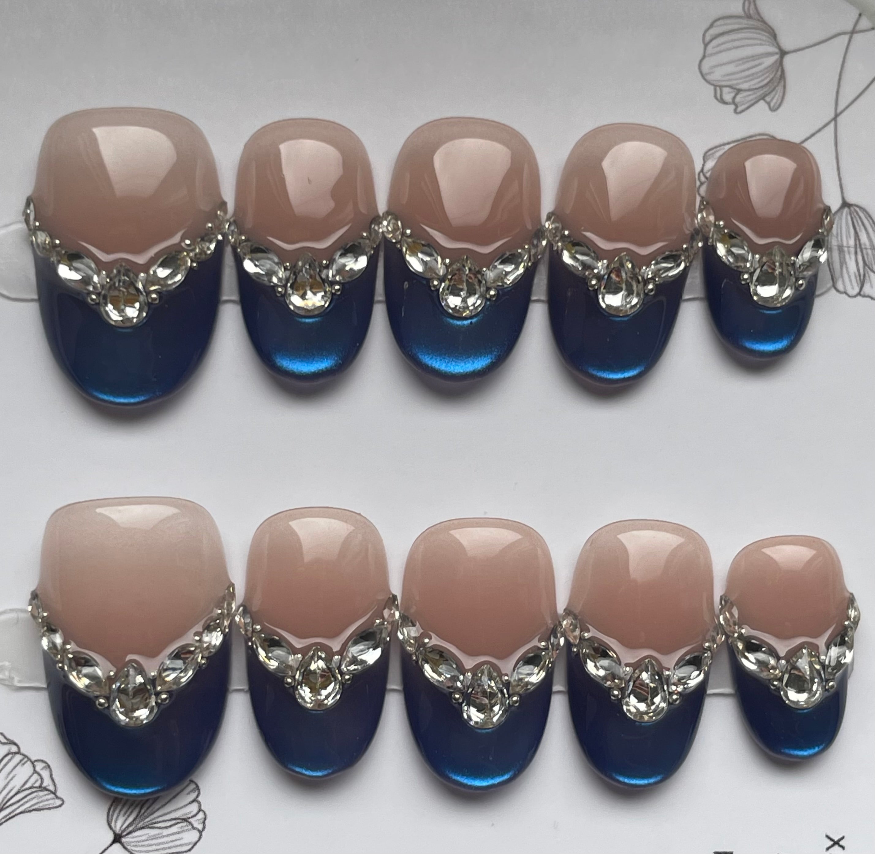 Luxury crystal blue