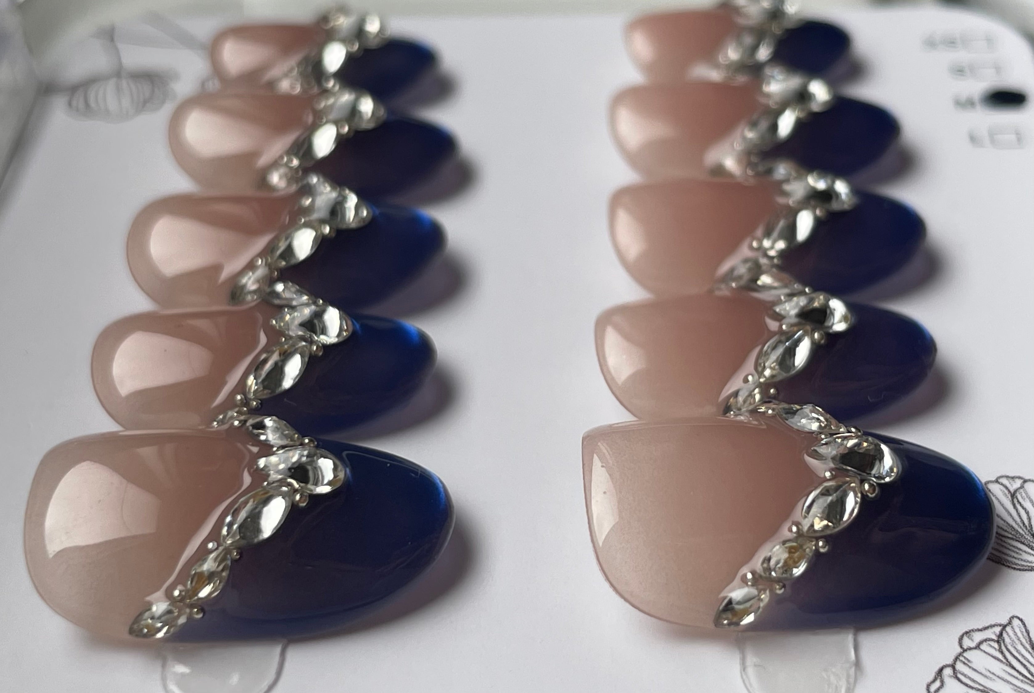 Luxury crystal blue