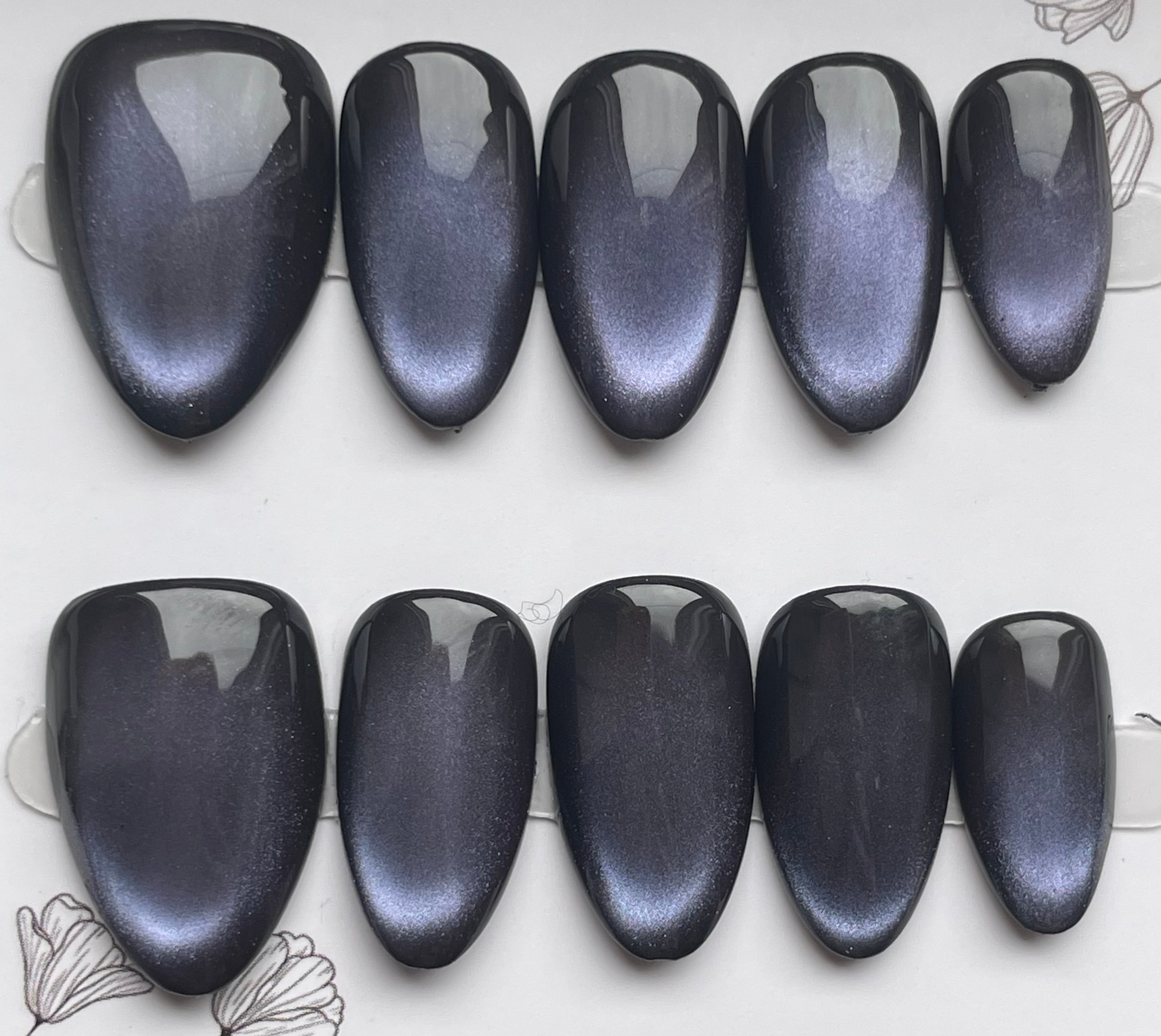 Moonlight blue cat eye
