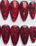 Deep red daisy