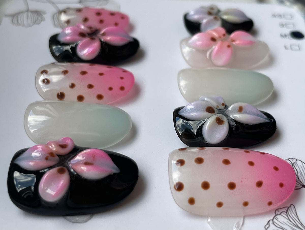 ombre spot and flowers