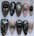 Graffiti heart metallic