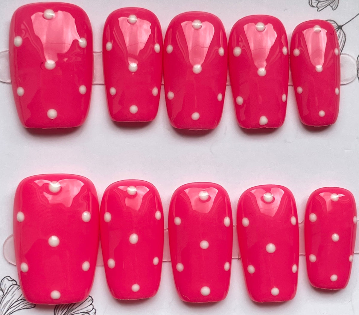 Pink polka dot