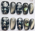 Black skull print