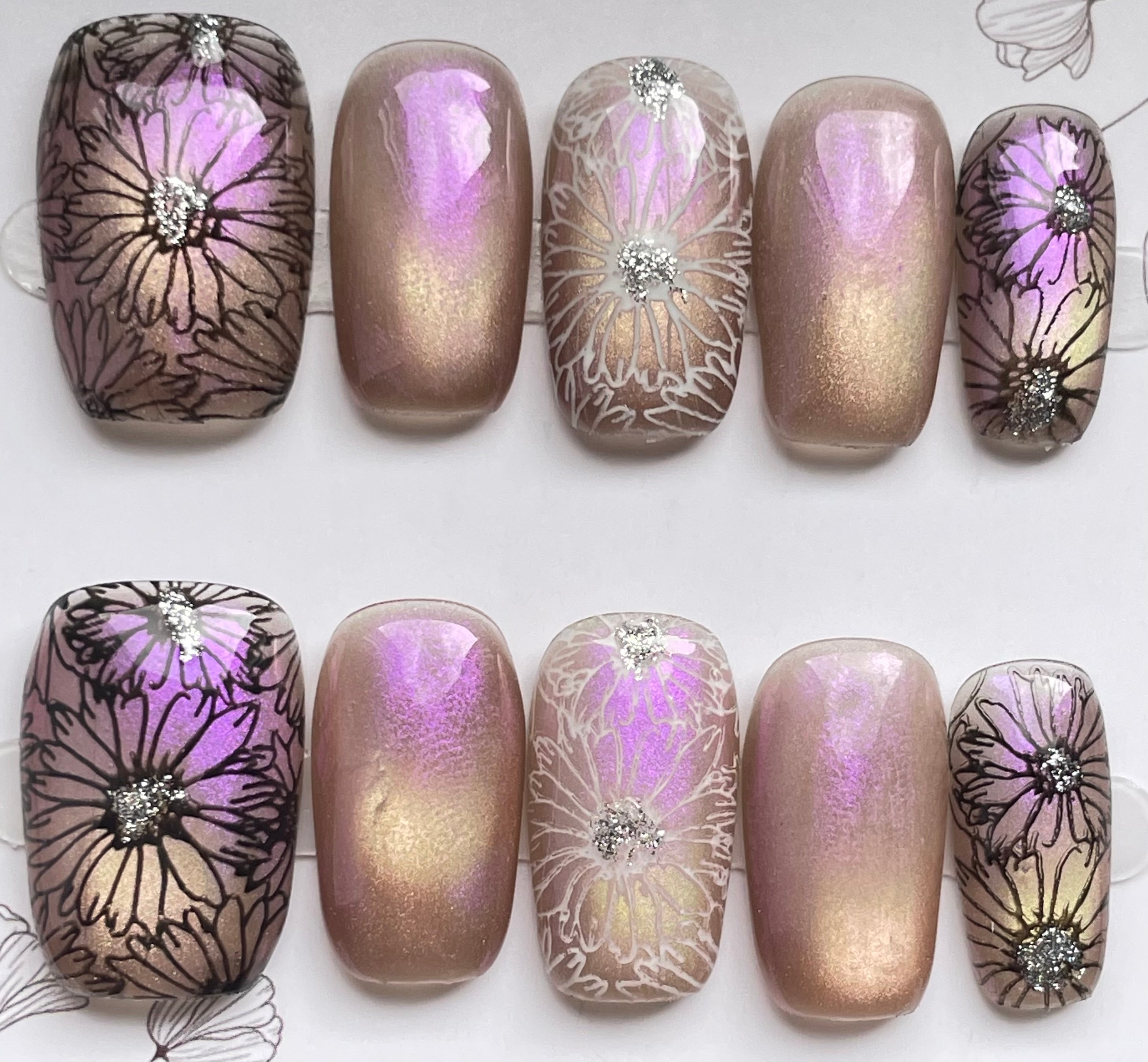 Aurora flower print