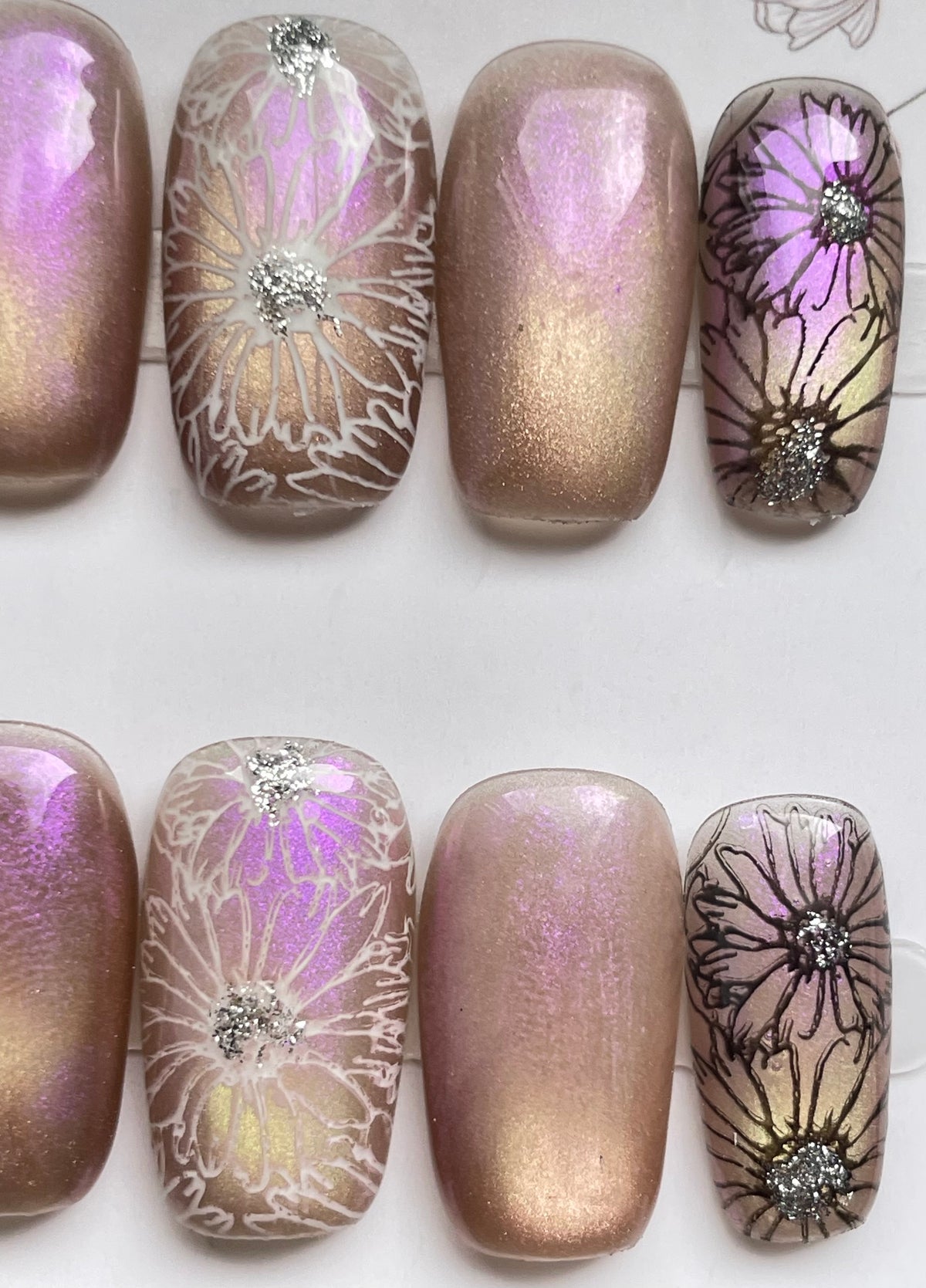 Aurora flower print
