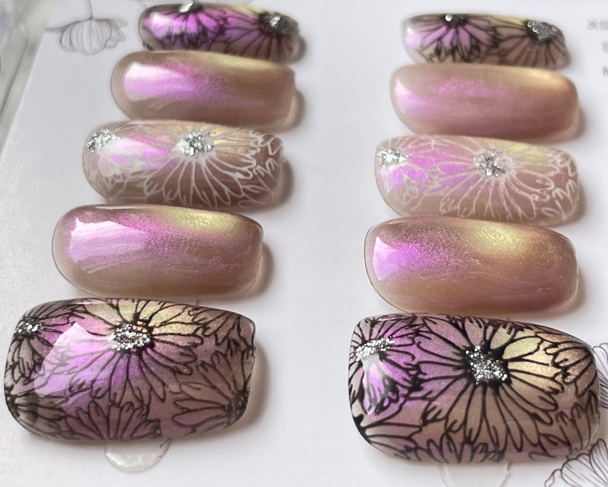 Aurora flower print