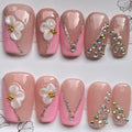 Pink V gems