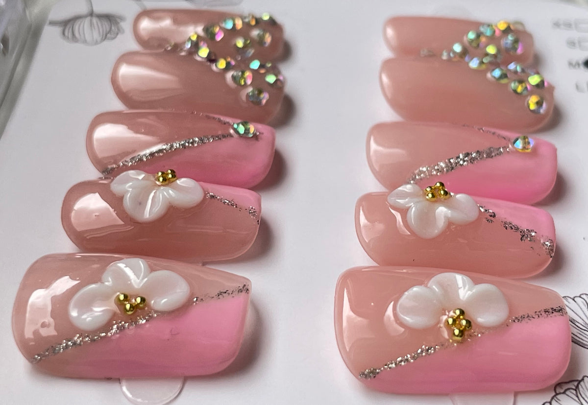 Pink V gems