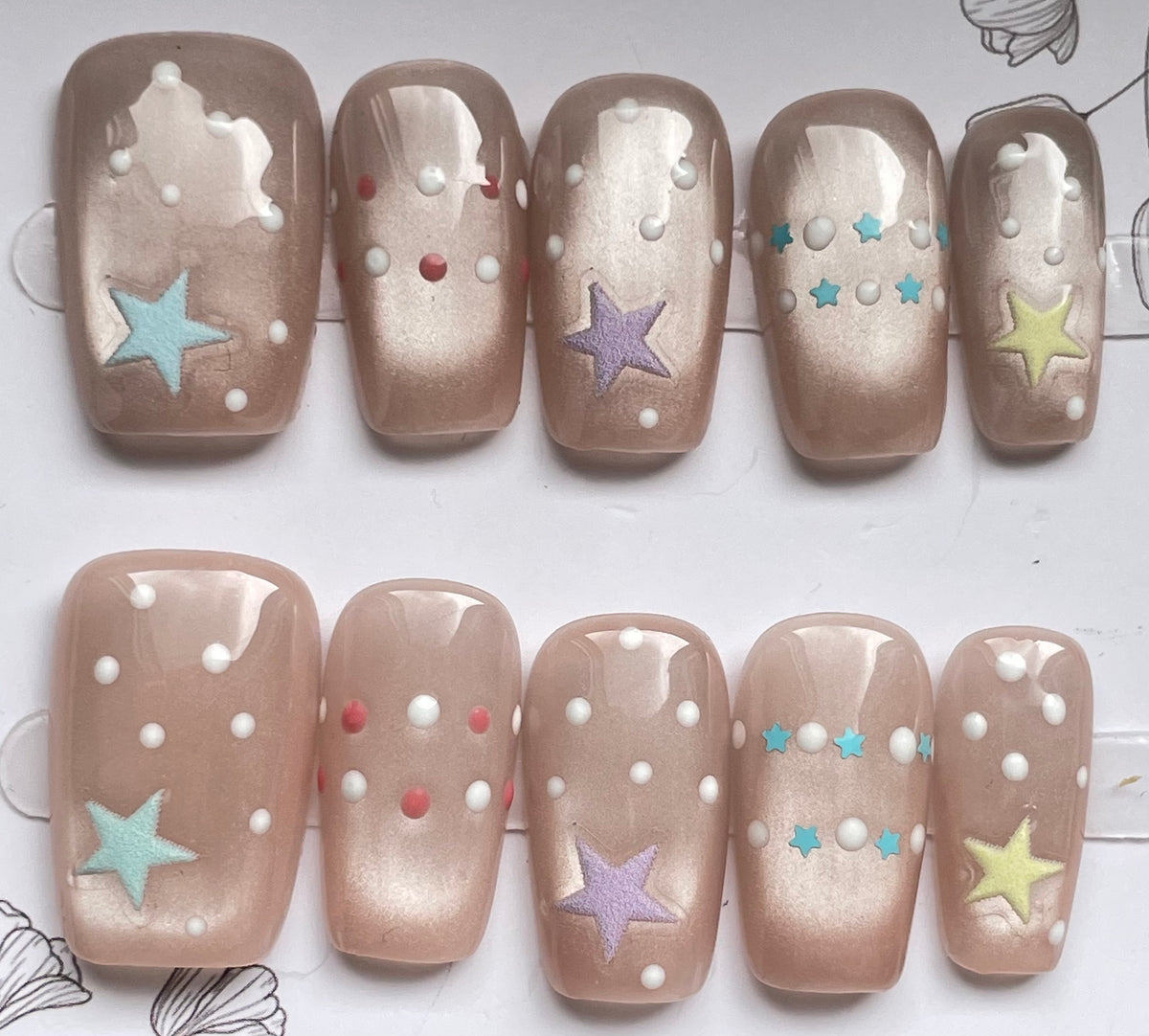 Natural cat eye stars
